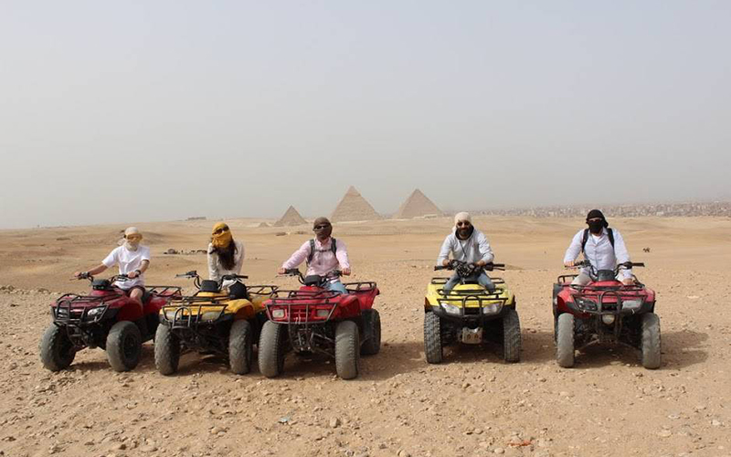 Quad Biking Egypt Tour At Giza Pyramids Desert